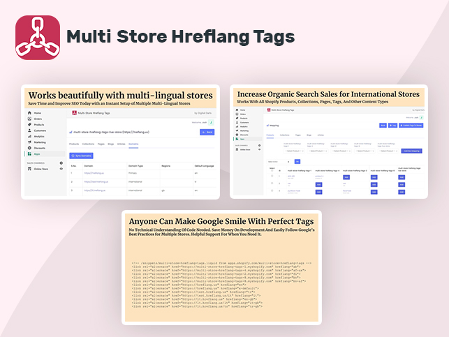 Webgarh Public Apps Portfolio - Multi Store Hreflang Tags